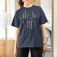Equal Rights T Shirt For Women Courage Freedom Diversity Rights Kindness Justice Equality