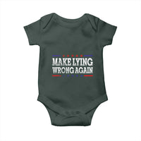 Make Lying Wrong Again Baby Onesie Resist Racism