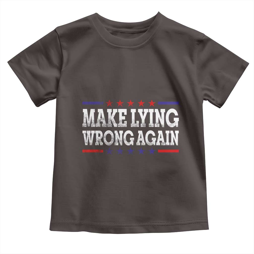 Make Lying Wrong Again Toddler T Shirt Resist Racism
