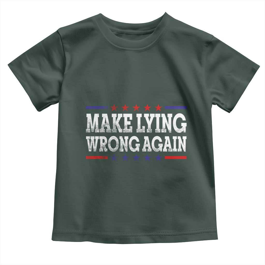 Make Lying Wrong Again Toddler T Shirt Resist Racism