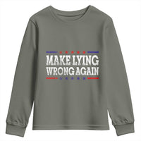 Make Lying Wrong Again Youth Sweatshirt Resist Racism