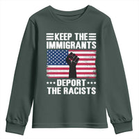 Resist Racism Youth Sweatshirt Keep The Immigrants Deport The Racists