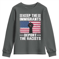 Resist Racism Youth Sweatshirt Keep The Immigrants Deport The Racists