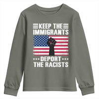 Resist Racism Youth Sweatshirt Keep The Immigrants Deport The Racists