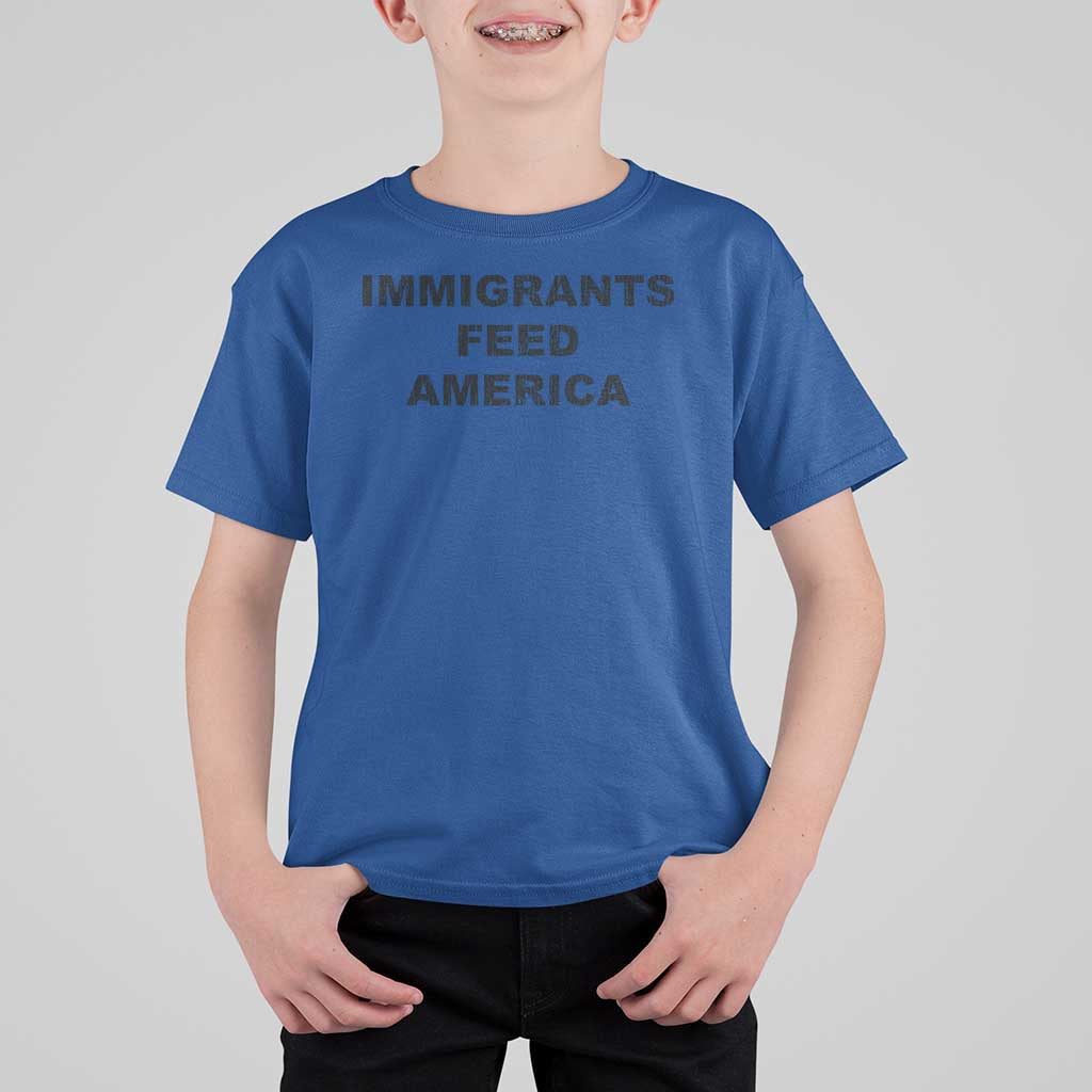 Immigrants Feed America T Shirt For Kid