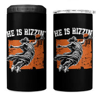 He is Rizzin 4 in 1 Can Cooler Tumbler Funny Jesus Playing Basketball Vintage Faith - Wonder Print Shop