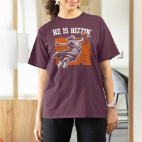 He is Rizzin T Shirt For Women Funny Jesus Playing Basketball Vintage Faith - Wonder Print Shop