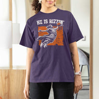 He is Rizzin T Shirt For Women Funny Jesus Playing Basketball Vintage Faith - Wonder Print Shop