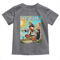 He is Rizzen Toddler T Shirt Funny Jesus Skateboarding Christian Meme - Wonder Print Shop