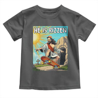 He is Rizzen Toddler T Shirt Funny Jesus Skateboarding Christian Meme - Wonder Print Shop