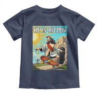 He is Rizzen Toddler T Shirt Funny Jesus Skateboarding Christian Meme - Wonder Print Shop
