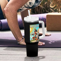 He is Rizzen Tumbler With Handle Funny Jesus Skateboarding Christian Meme - Wonder Print Shop