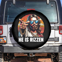 He is Rizzin Spare Tire Cover Funny Jesus Vintage Faith - Wonder Print Shop