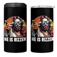 He is Rizzin 4 in 1 Can Cooler Tumbler Funny Jesus Vintage Faith - Wonder Print Shop