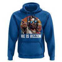 He is Rizzin Hoodie Funny Jesus Vintage Faith - Wonder Print Shop