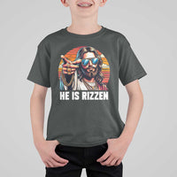 He is Rizzin T Shirt For Kid Funny Jesus Vintage Faith - Wonder Print Shop