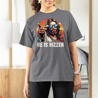 He is Rizzin T Shirt For Women Funny Jesus Vintage Faith - Wonder Print Shop