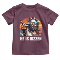 He is Rizzin Toddler T Shirt Funny Jesus Vintage Faith - Wonder Print Shop