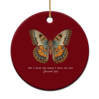 Christian Jeremiah 29:11 Ceramic Ornament Bible Scripture For I Know The Plans I Have For You - Wonder Print Shop