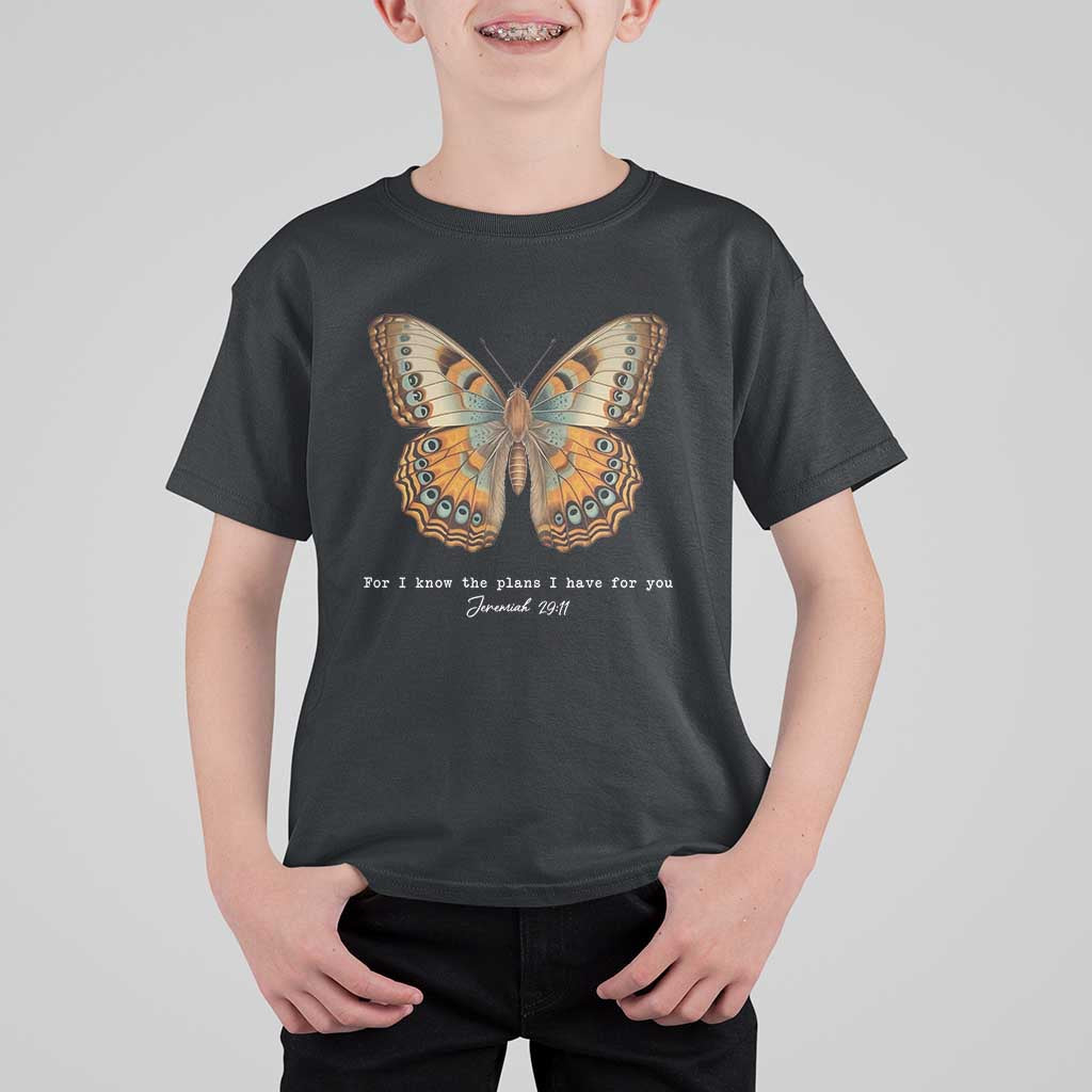 Christian Jeremiah 29:11 T Shirt For Kid Bible Scripture For I Know The Plans I Have For You - Wonder Print Shop