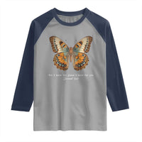 Christian Jeremiah 29:11 Raglan Shirt Bible Scripture For I Know The Plans I Have For You - Wonder Print Shop