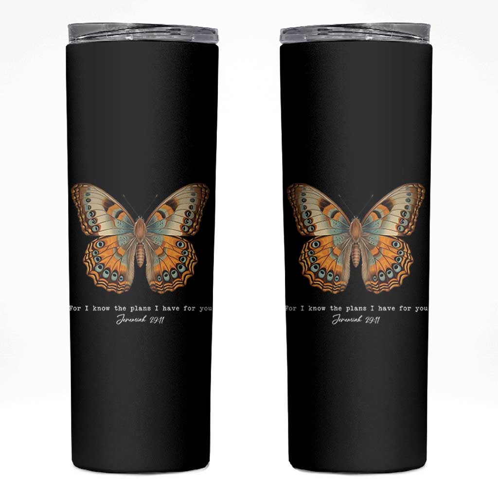 Christian Jeremiah 29:11 Skinny Tumbler Bible Scripture For I Know The Plans I Have For You - Wonder Print Shop