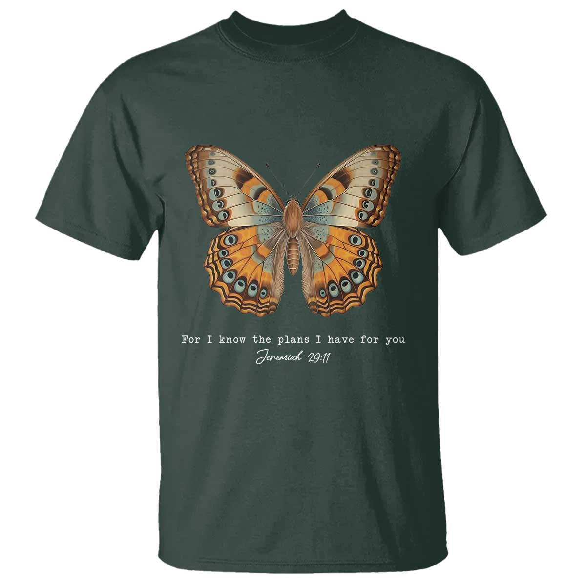 Christian Jeremiah 29:11 T Shirt Bible Scripture For I Know The Plans I Have For You - Wonder Print Shop