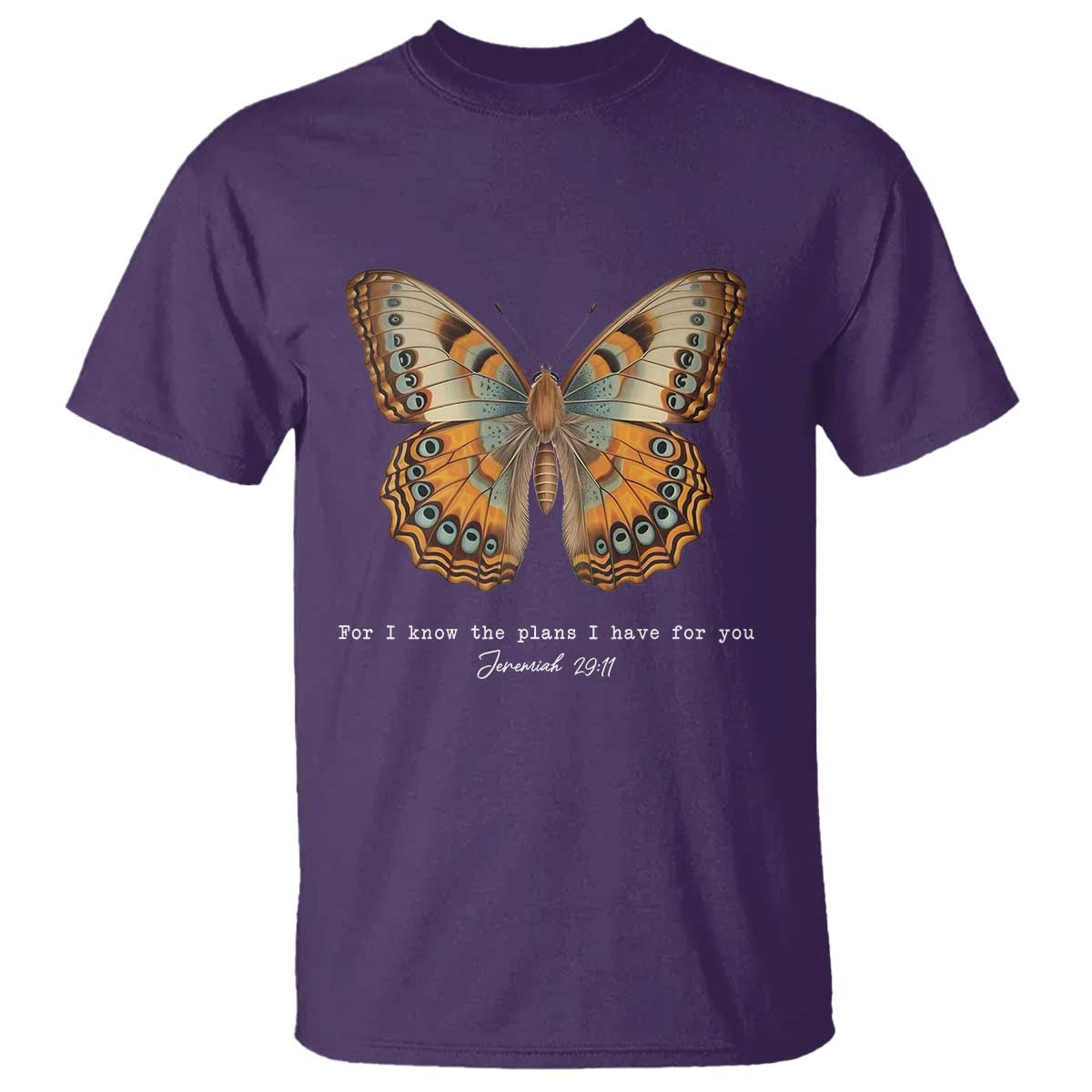 Christian Jeremiah 29:11 T Shirt Bible Scripture For I Know The Plans I Have For You - Wonder Print Shop