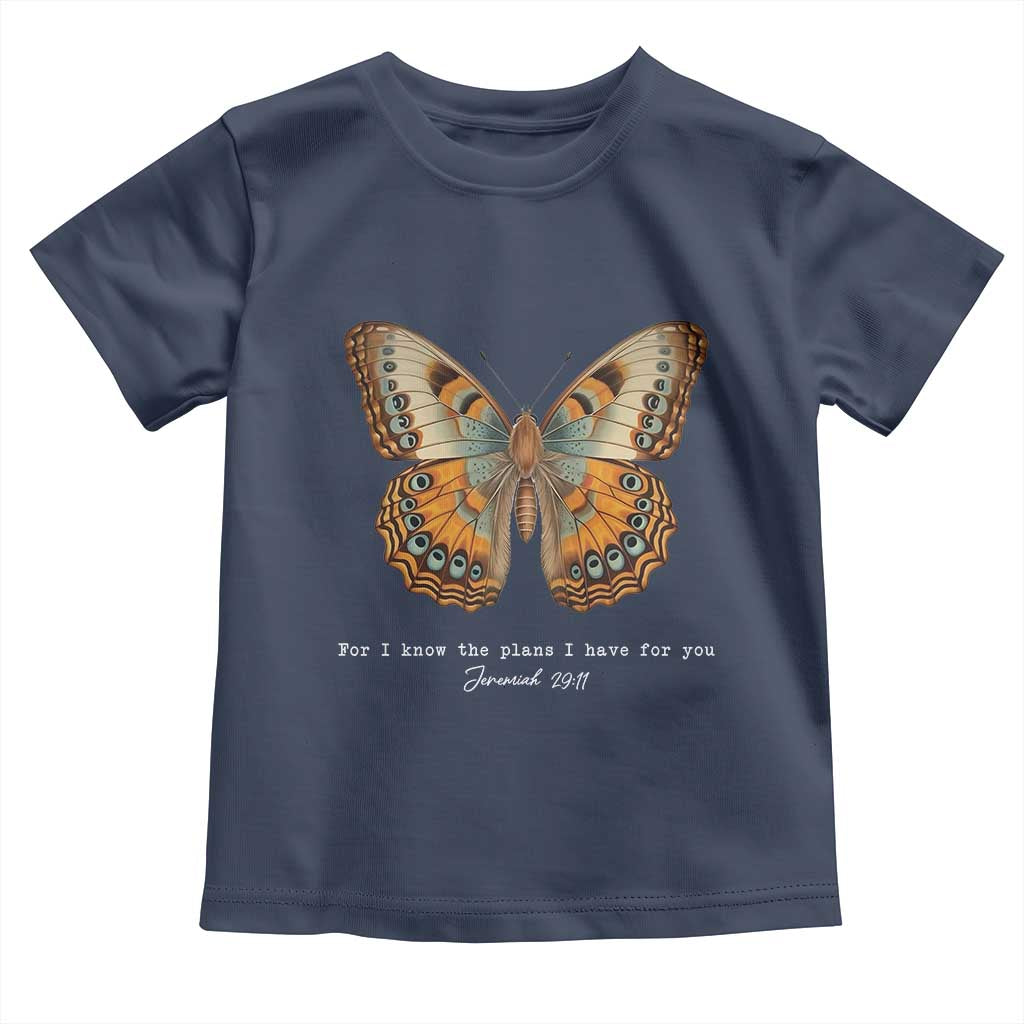 Christian Jeremiah 29:11 Toddler T Shirt Bible Scripture For I Know The Plans I Have For You - Wonder Print Shop