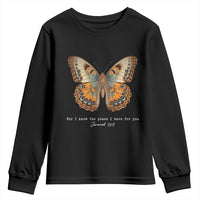 Christian Jeremiah 29:11 Youth Sweatshirt Bible Scripture For I Know The Plans I Have For You - Wonder Print Shop