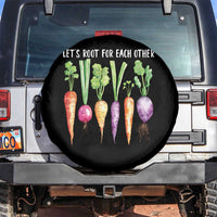 Let's Roots For Each Other Vegetable Spare Tire Cover Motivational - Wonder Print Shop