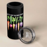 Let's Roots For Each Other Vegetable 4 in 1 Can Cooler Tumbler Motivational - Wonder Print Shop