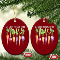 Let's Roots For Each Other Vegetable Ceramic Ornament Motivational - Wonder Print Shop