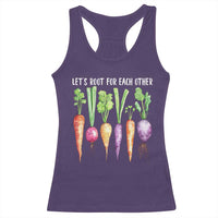 Let's Roots For Each Other Vegetable Racerback Tank Top Motivational - Wonder Print Shop
