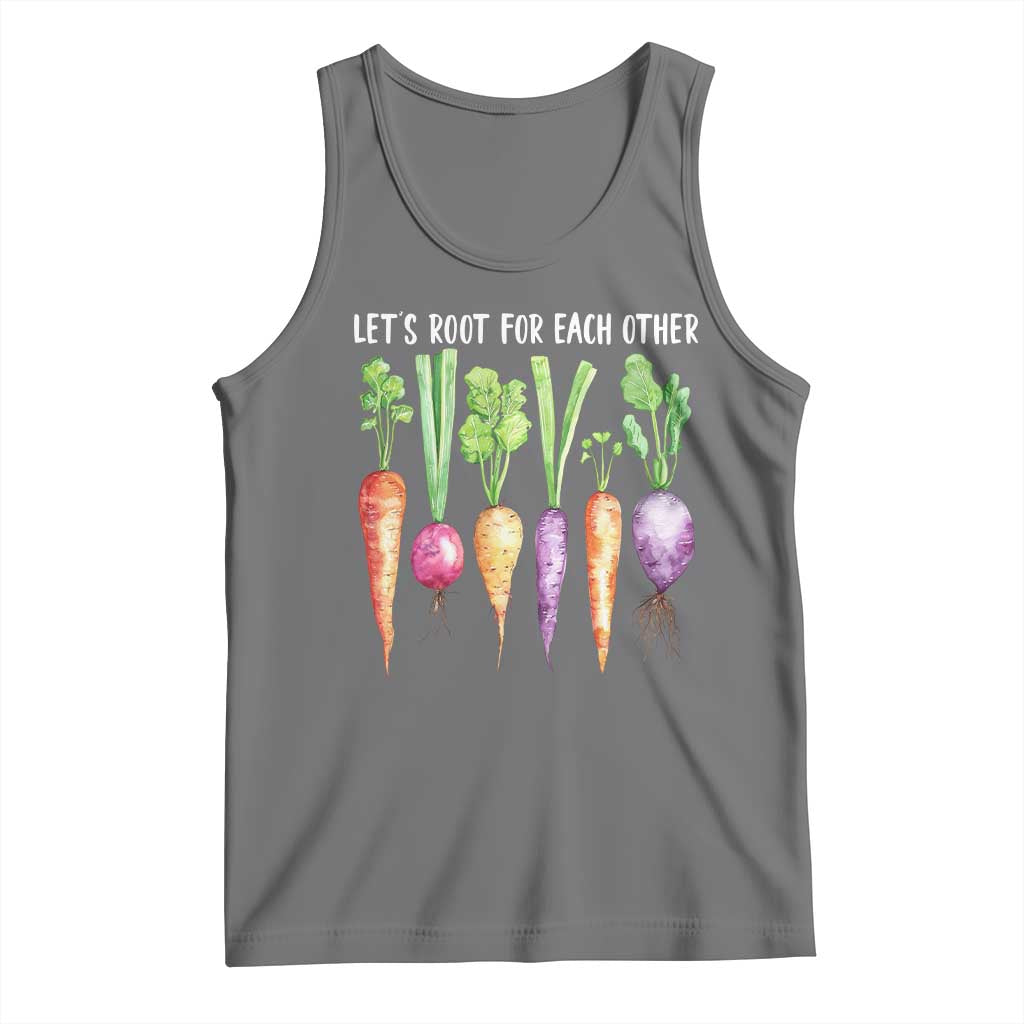 Let's Roots For Each Other Vegetable Tank Top Motivational - Wonder Print Shop