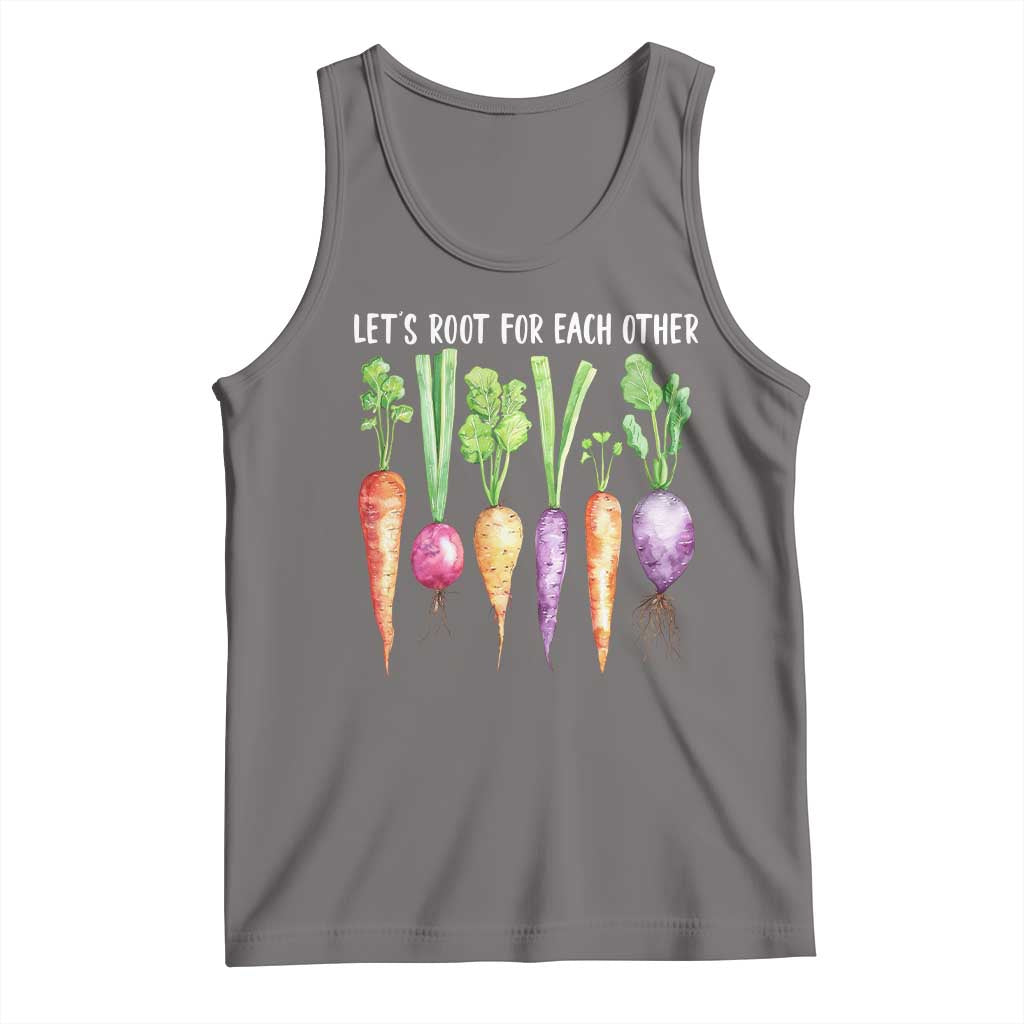 Let's Roots For Each Other Vegetable Tank Top Motivational - Wonder Print Shop
