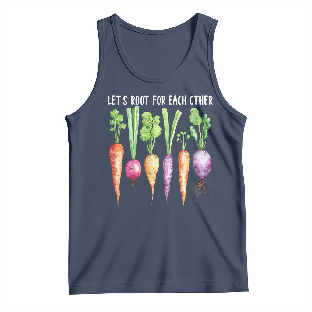 Let's Roots For Each Other Vegetable Tank Top Motivational - Wonder Print Shop