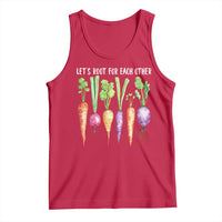 Let's Roots For Each Other Vegetable Tank Top Motivational - Wonder Print Shop