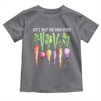 Let's Roots For Each Other Vegetable Toddler T Shirt Motivational - Wonder Print Shop