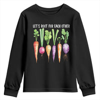 Let's Roots For Each Other Vegetable Youth Sweatshirt Motivational - Wonder Print Shop