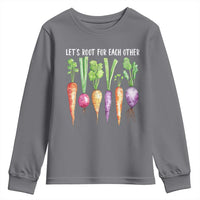 Let's Roots For Each Other Vegetable Youth Sweatshirt Motivational - Wonder Print Shop