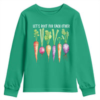 Let's Roots For Each Other Vegetable Youth Sweatshirt Motivational - Wonder Print Shop