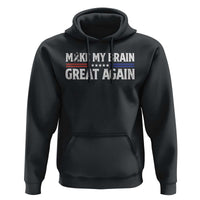 Funny Brain Surgery Recovery Hoodie Make My Brain Great Again Gray Ribbon