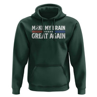 Funny Brain Surgery Recovery Hoodie Make My Brain Great Again Gray Ribbon
