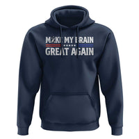 Funny Brain Surgery Recovery Hoodie Make My Brain Great Again Gray Ribbon