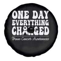 Brain Cancer Awareness Spare Tire Cover Fight Brain Tumor Cure Groovy