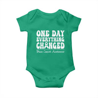 Brain Cancer Awareness Baby Onesie Fight Brain Tumor Cure Groovy