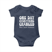 Brain Cancer Awareness Baby Onesie Fight Brain Tumor Cure Groovy