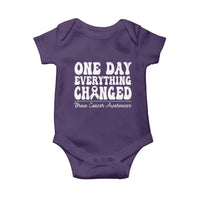 Brain Cancer Awareness Baby Onesie Fight Brain Tumor Cure Groovy