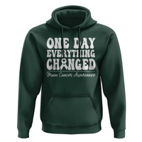 Brain Cancer Awareness Hoodie Fight Brain Tumor Cure Groovy